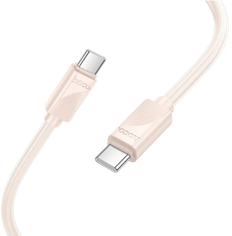 USB-C Data- en Oplaadkabel - USB-C HOCO X114, 60W, 1m, Roze