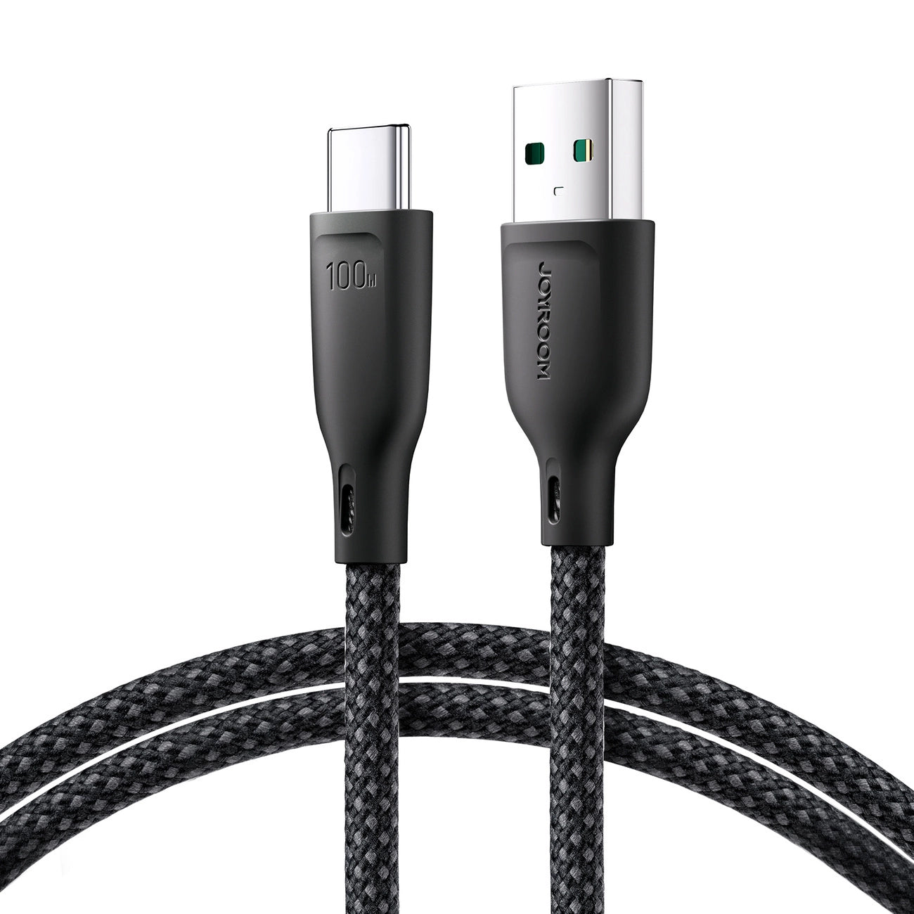 USB-A to USB-C Data and Charging Cable Joyroom Multi-Color S-A34, 100W, 1m, Black