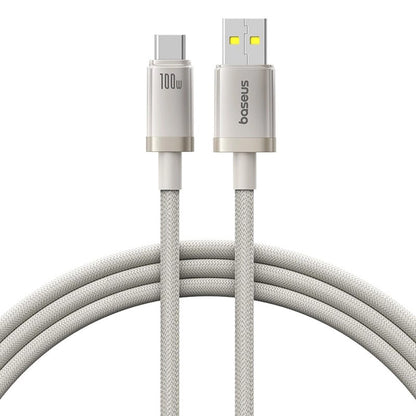 Daten- und Ladekabel USB-A - USB-C Baseus Titanium, 100W, 2m, Silber P10378102G21-02