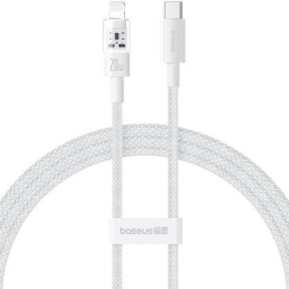 Daten- und Ladekabel USB-C - Lightning Baseus Gem, 20W, 1m, Weiß P10373001211-00