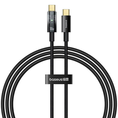 USB-C Daten- und Ladekabel - USB-C Baseus Explorer, 100W, 2m, Schwarz P10319704111-00