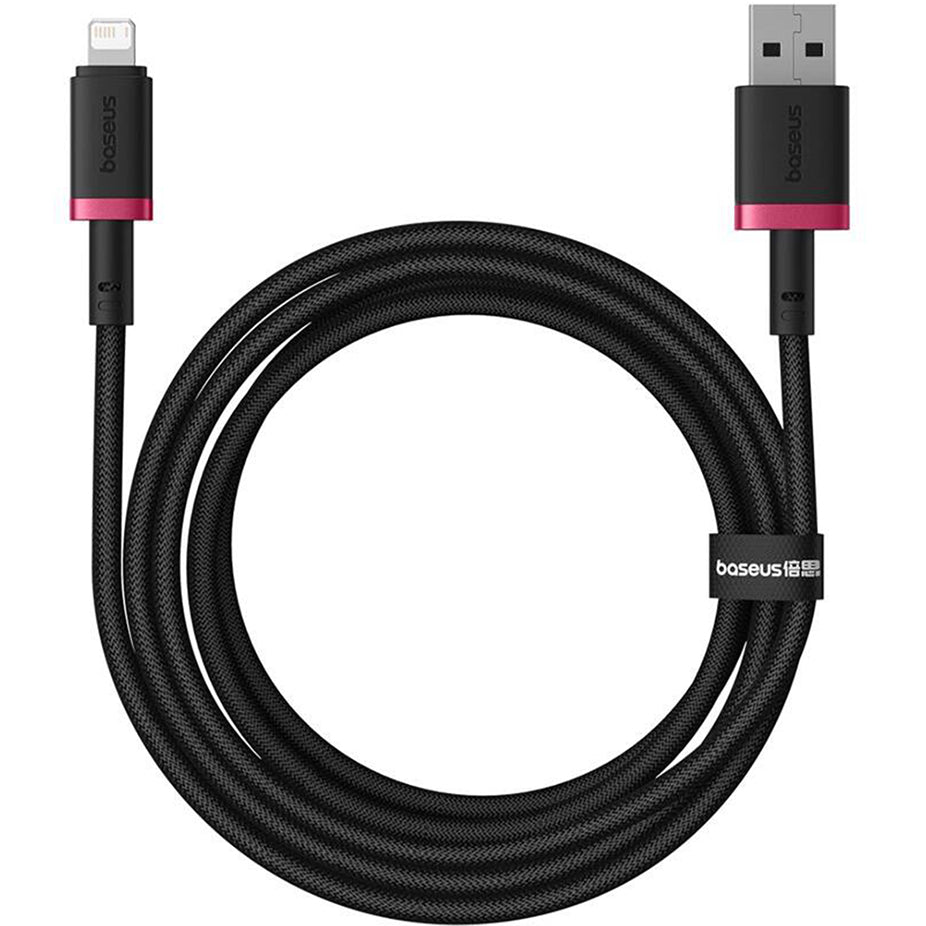 Data- en Oplaadkabel USB-A - Lightning Baseus Dura Series, 18W, 2m, Rood P10377801U01-03