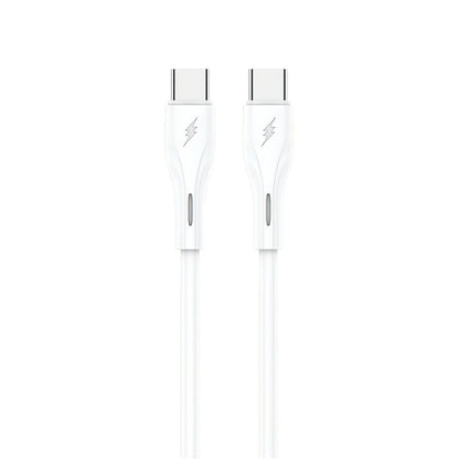 USB-C Daten- und Ladekabel - USB-C Sendem M36C, 66W, 1m, Weiß