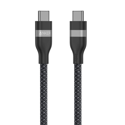 USB-C Data- en Oplaadkabel - USB-C Anker, 240W, 0.9m, Zwart A82E2H11