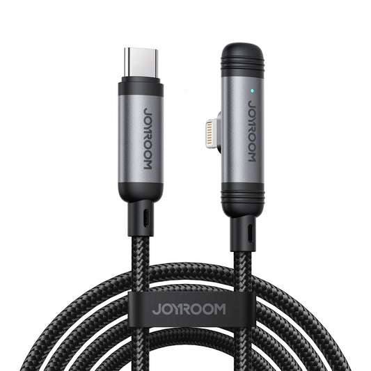 Daten- und Ladekabel USB-C - Lightning Joyroom S-A56 EnjoyX Angled, 30W, 1.2m, Schwarz
