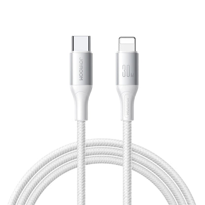 USB-C - Lightning Lade- und Datenkabel Joyroom S-A28 Flash, 30W, 2m, Weiß