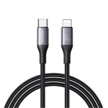 Data- en Oplaadkabel USB-C - Lightning Joyroom S-A28 Flash, 30W, 2m, Zwart