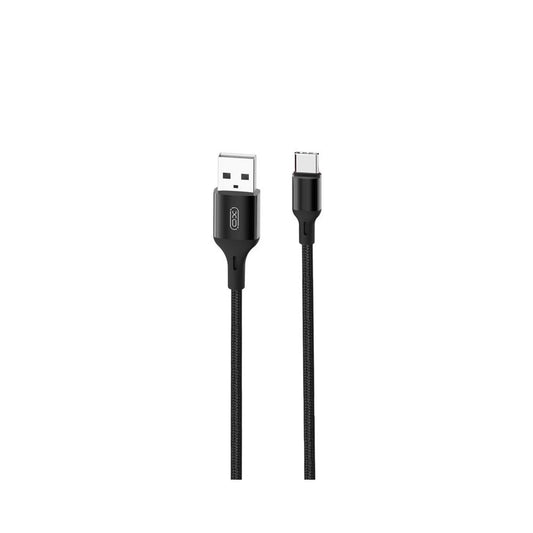 Data- en Oplaadkabel USB-A - USB-C XO Design NB143, 18W, 1m, Zwart