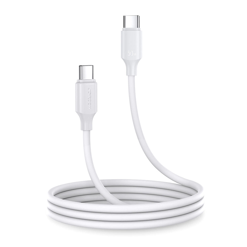 Câble de Données et de Charge USB-C - USB-C Joyroom S-A9, 60W, 1m, Blanc