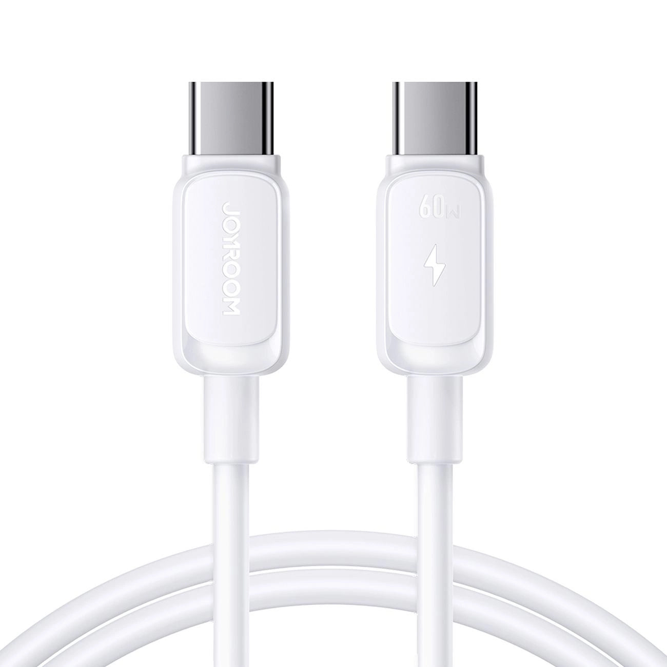 USB-C Data- en Oplaadkabel - USB-C Joyroom S-A14, 60W, 1.2m, Wit