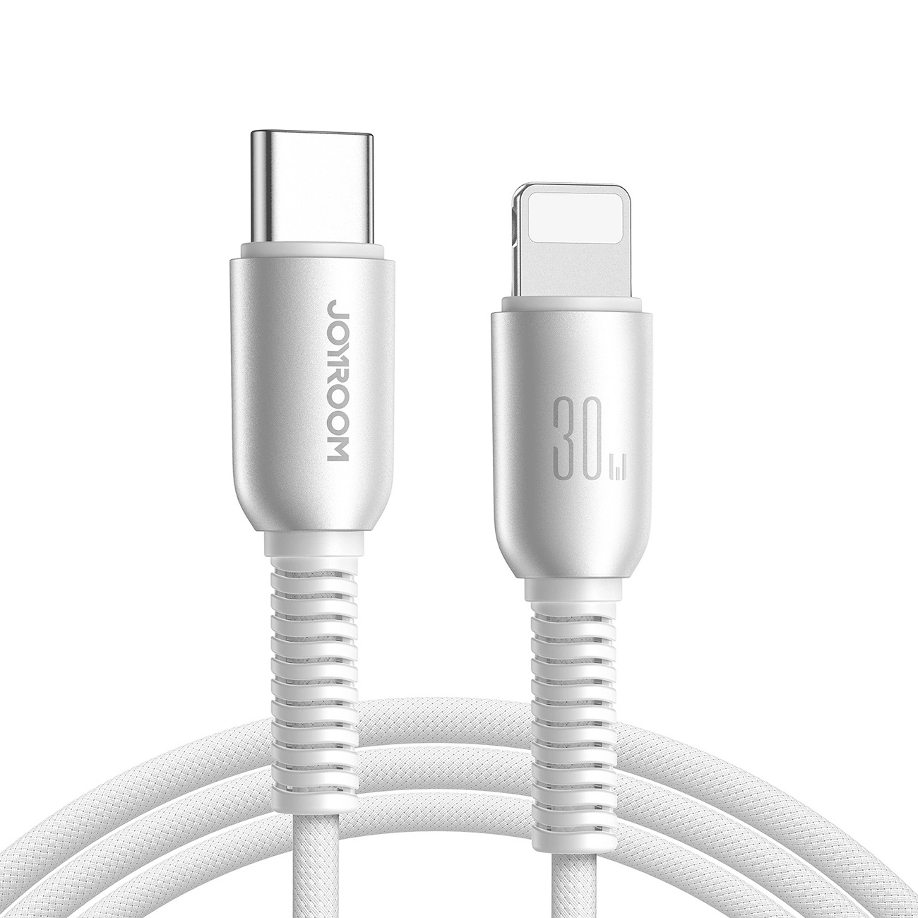 USB-C - Lightning Data- en Oplaadkabel Joyroom S-A51, 30W, 1.2m, Gri