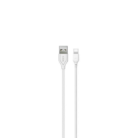 Data- en Oplaadkabel USB-A - USB-C XO Design NB103, 18W, 1m, Wit