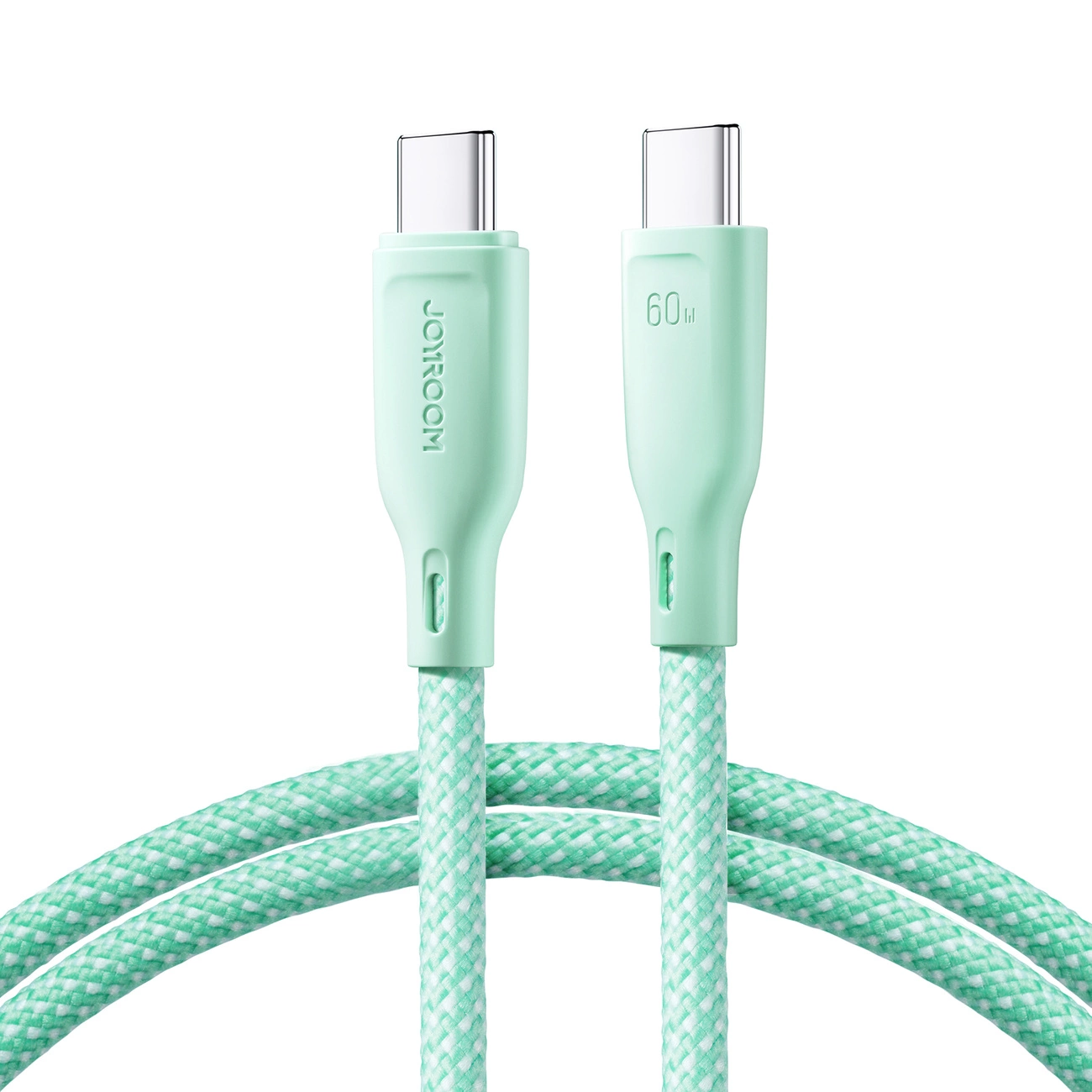 Câble de Données et de Charge USB-C - USB-C Joyroom S-A34, 60W, 1m, Vert