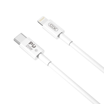USB-C - Lightning Data en Oplaadkabel XO Design NB-Q189A, 20W, 1m, Wit
