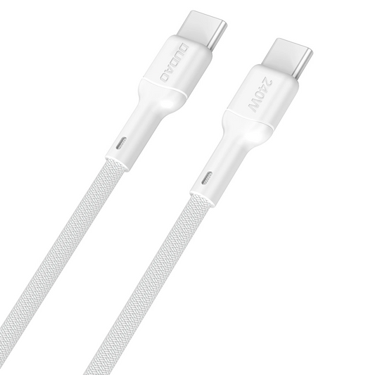 USB-C Data and Charging Cable - USB-C Dudao L9C Max, 240W, 2m, White