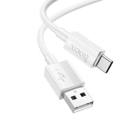 Data- en Oplaadkabel USB-A - USB-C HOCO X107, 18W, 1m, Wit