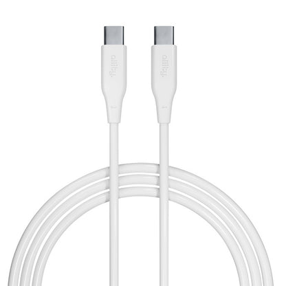 USB-C Data- en Oplaadkabel - USB-C Allity. AUC-02, 100W, 1m, Wit