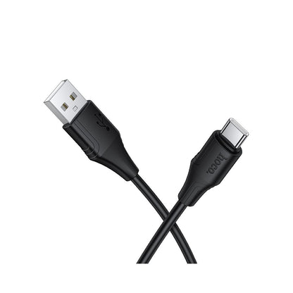 Câble de Données et de Charge USB-A - USB-C HOCO X124, 18W, 1m, Noir