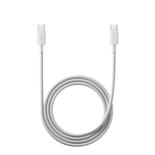 Câble de Données et de Charge USB-C - USB-C Xiaomi, 120W, 1m, Blanc BHR087KGL