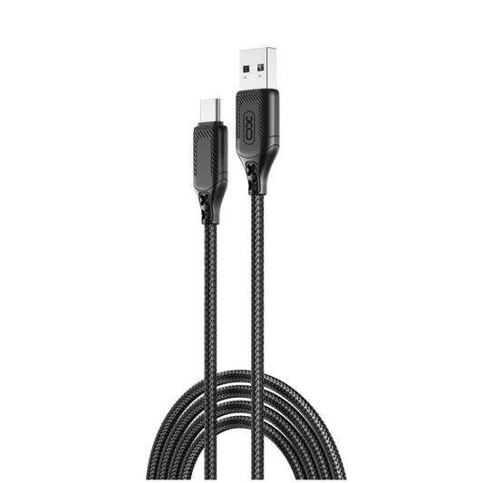 Câble de Données et de Charge USB-A - USB-C XO Design NB235, 18W, 1m, Noir