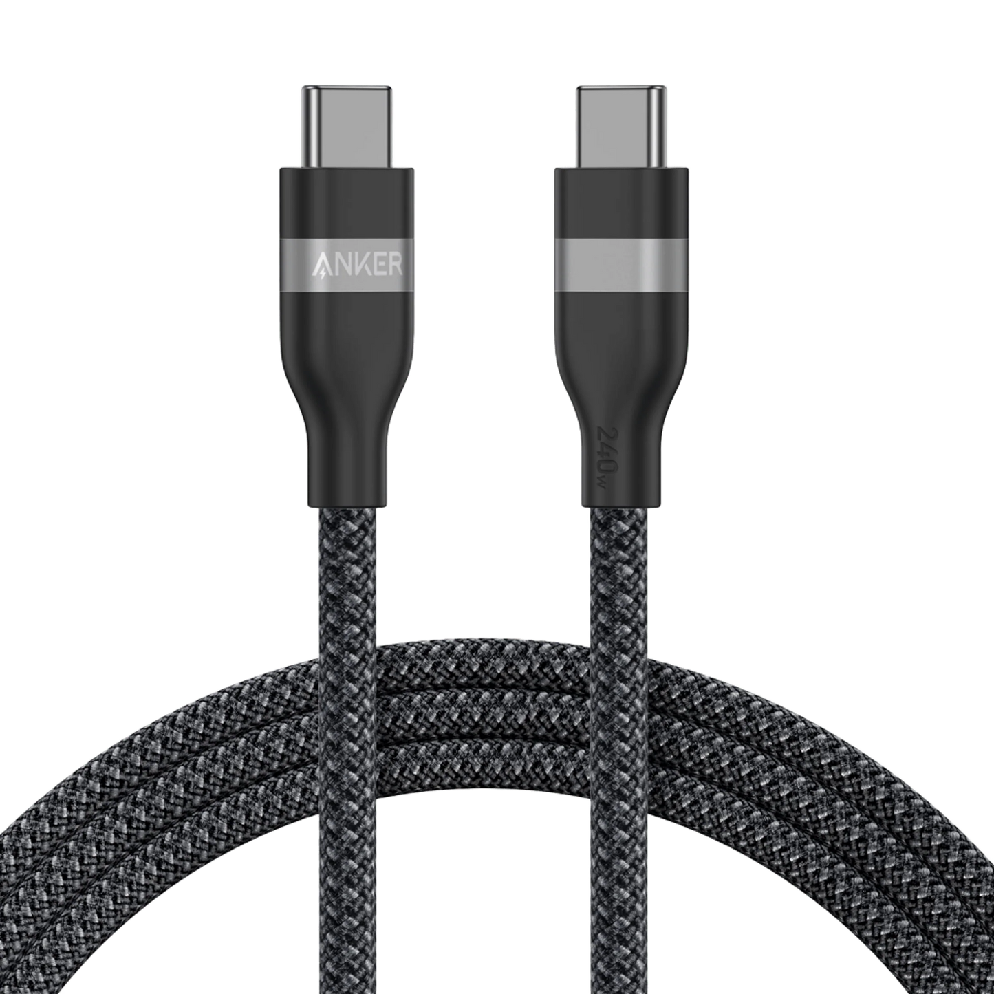 Câble de Données et de Charge USB-C - USB-C Anker, 240W, 1.8m, Noir A82E2H12