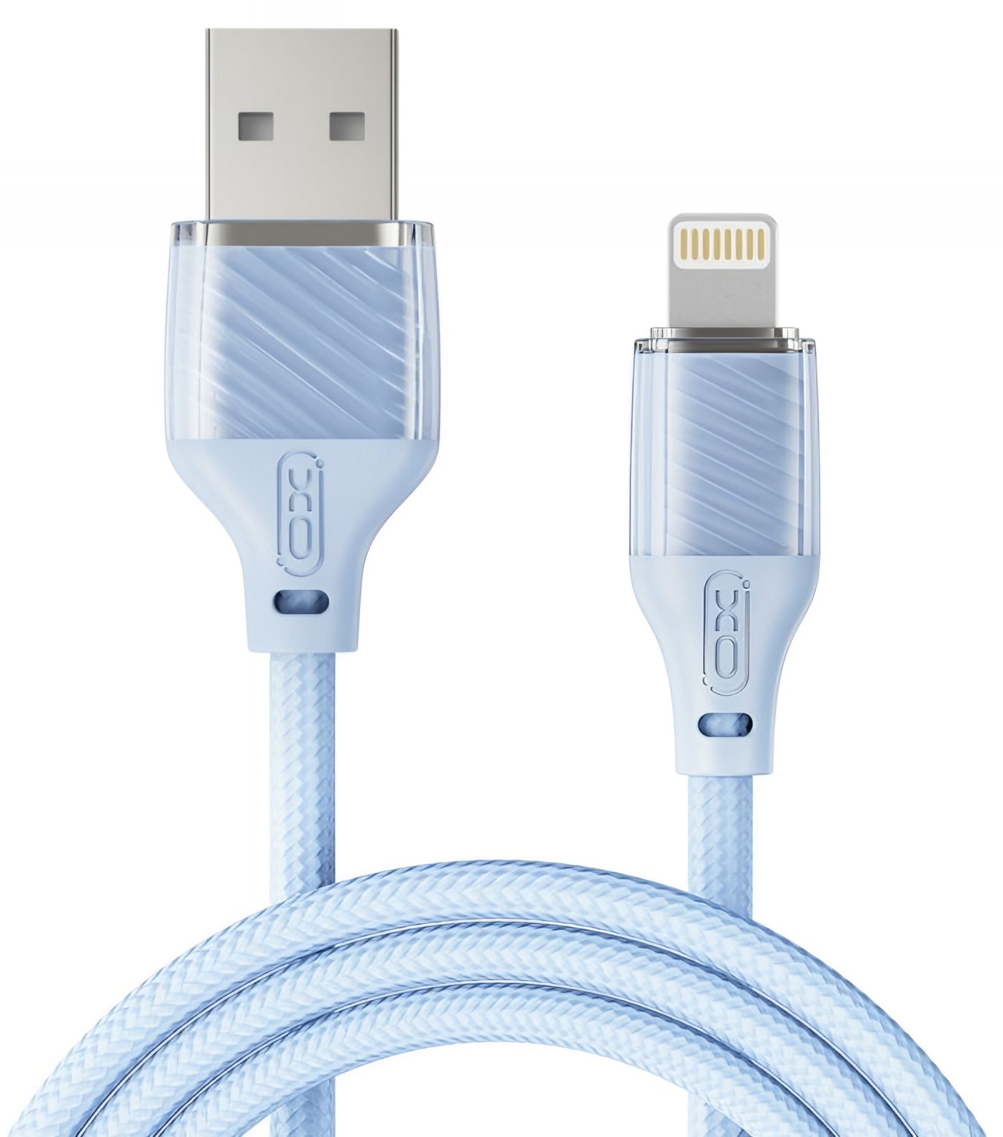 USB-A to Lightning Data and Charging Cable XO Design NB291, 18W, 1m, Blue