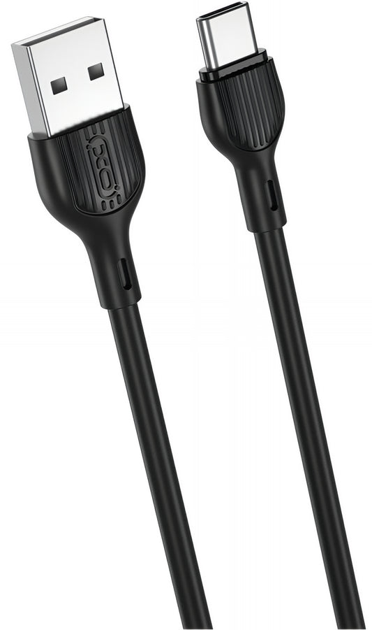 Câble de Données et de Charge USB-A - USB-C XO Design NB200, 10W, 1m, Noir