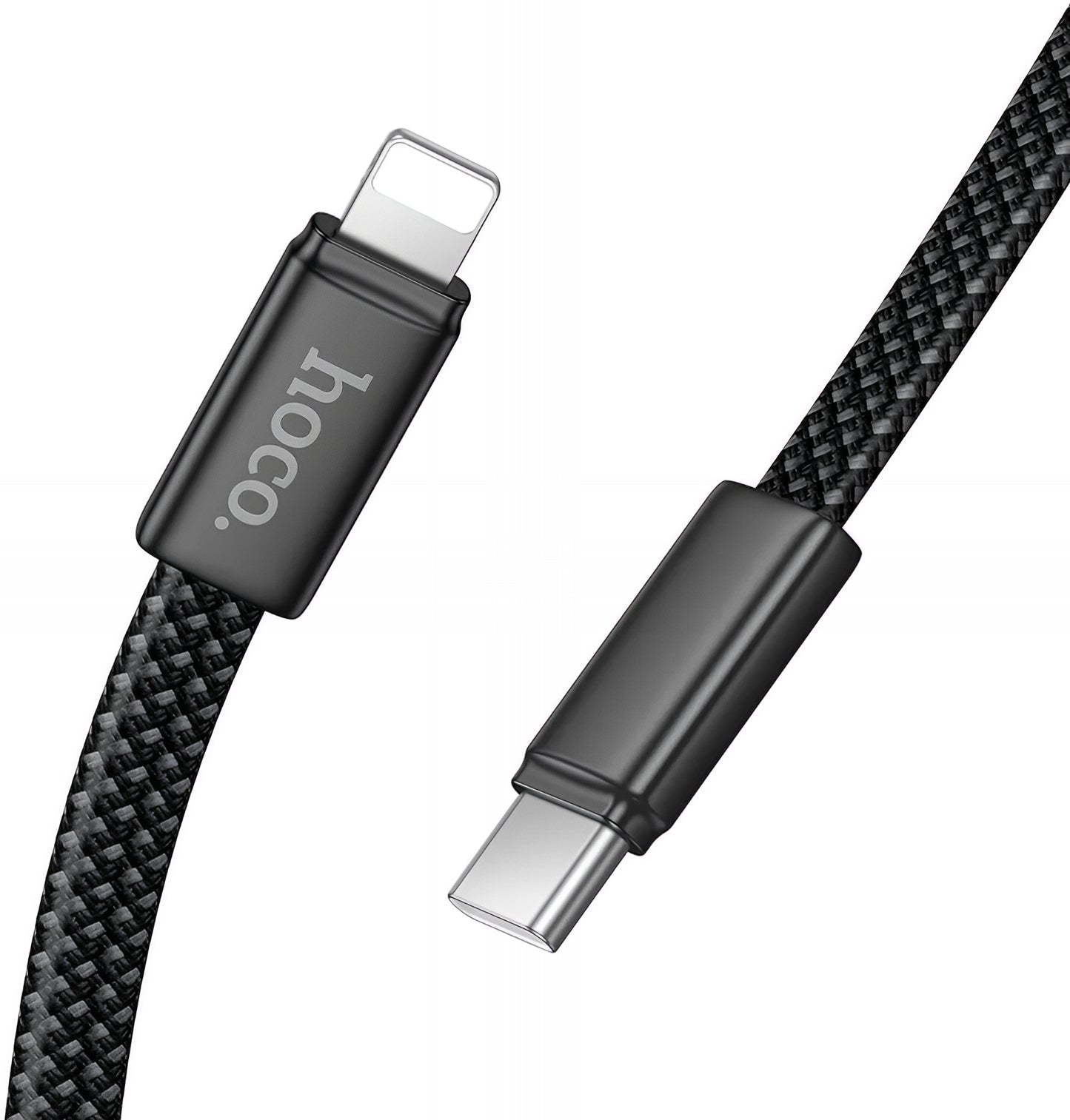 USB-C - Lightning Data- en Oplaadkabel HOCO X125, 30W, 1m, Zwart