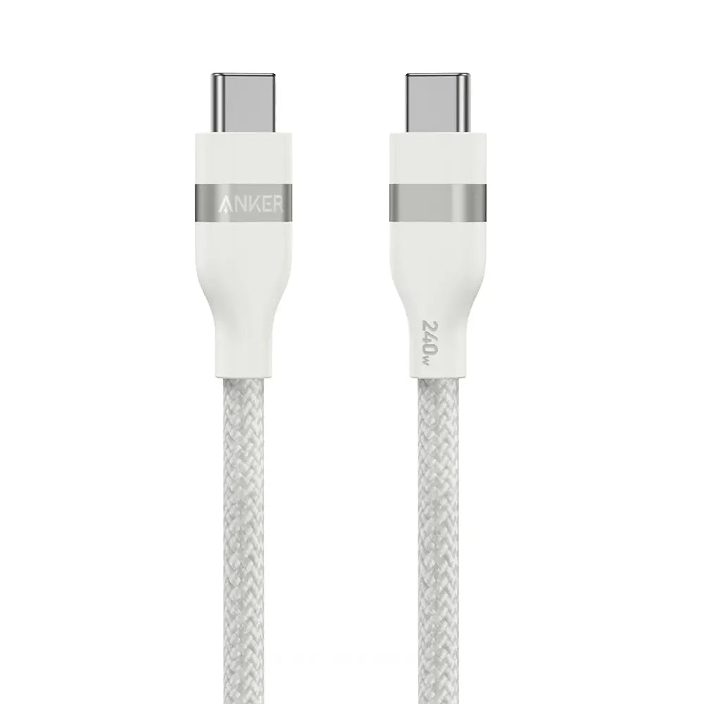 Câble de Données et de Charge USB-C - USB-C Anker, 240W, 0.9m, Blanc A82E2H21