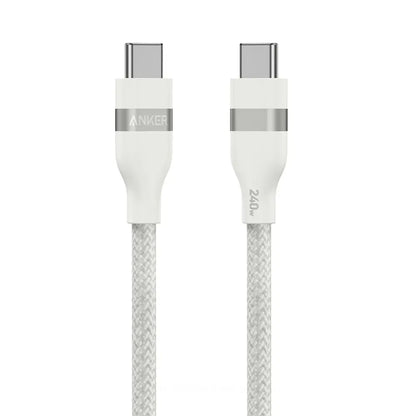 Câble de Données et de Charge USB-C - USB-C Anker, 240W, 0.9m, Blanc A82E2H21