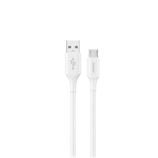 Data- en Oplaadkabel USB-A - microUSB Dudao L2SM, 18W, 1.2m, Wit