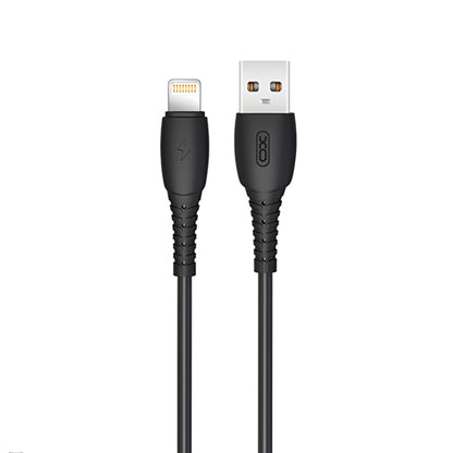 Daten- und Ladekabel USB-A - Lightning XO Design NB-P163, 18W, 1m, Schwarz