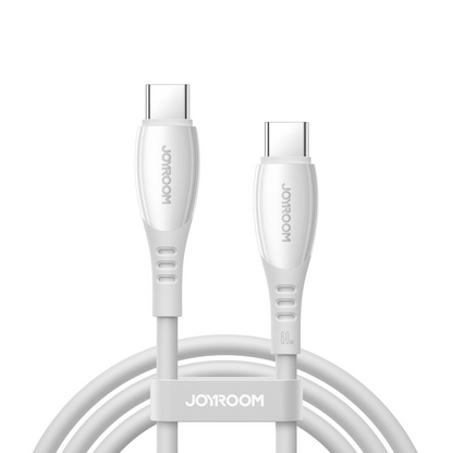 USB-C Daten- und Ladekabel - USB-C Joyroom S-A59 Vibrant, 60W, 1.2m, Weiß
