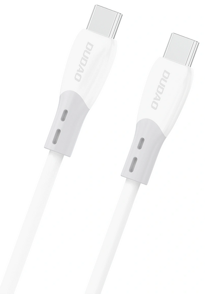 USB-C Data- en Oplaadkabel - USB-C Dudao L25SC, 60W, 2m, Wit