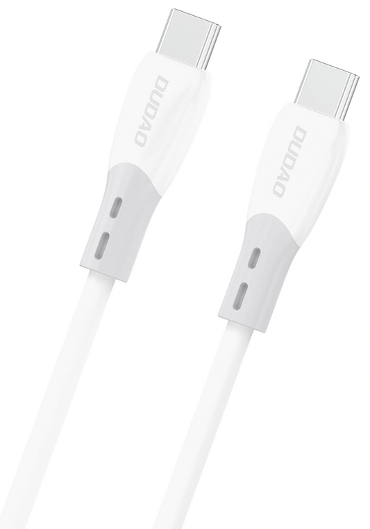 USB-C Data- en Oplaadkabel - USB-C Dudao L25SC, 60W, 2m, Wit