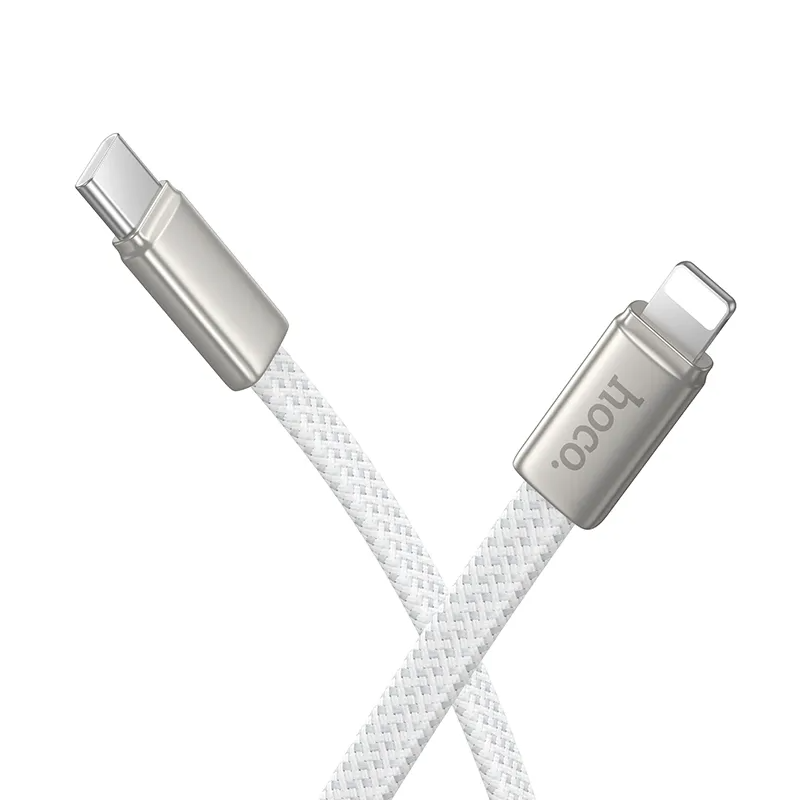 USB-C - Lightning Daten- und Ladekabel HOCO X125, 30W, 1m, Weiß
