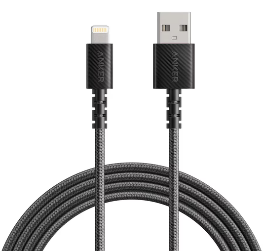 Câble de Données et de Charge USB-A - Lightning Anker Powerline Select+, 18W, 1.8m, Noir A8013H12