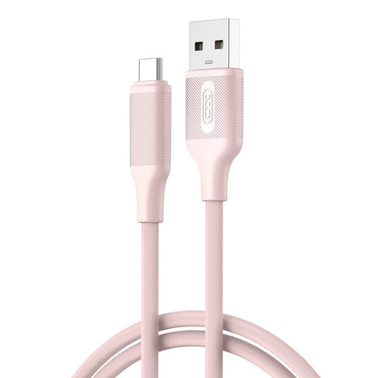 Câble de Données et de Charge USB-A - USB-C XO Design NB265, 18W, 1m, Rose