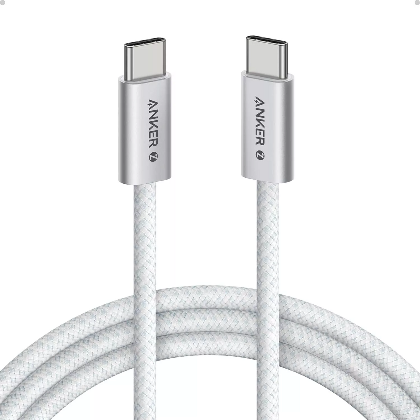 USB-C Daten- und Ladekabel - USB-C Anker Zolo, 240W, 1.8m, Weiß A8060H22