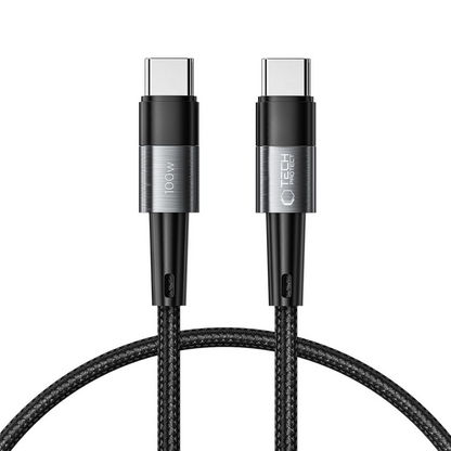 USB-C Data and Charging Cable - USB-C Tech-Protect Ultraboost, 100W, 0.25m, Gray