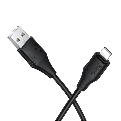 Daten- und Ladekabel USB-A - Lightning HOCO X124, 18W, 1m, Schwarz