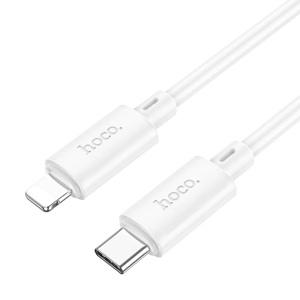 USB-C - Lightning Datakabel en Oplaadkabel HOCO X88, 20W, 1m, Wit