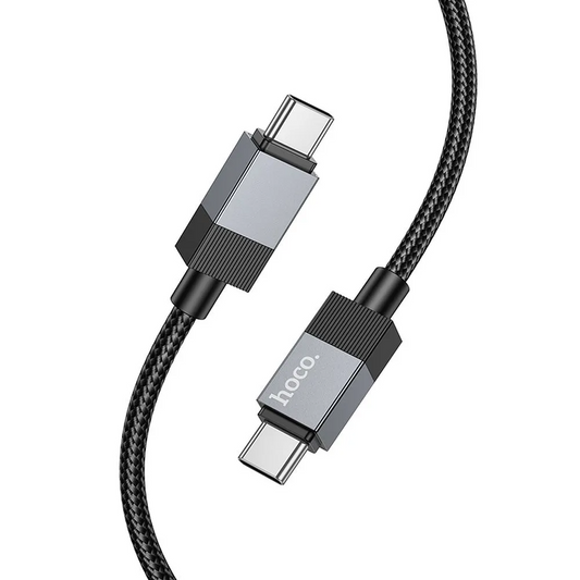 USB-C Data- en Oplaadkabel - USB-C HOCO X110, 60W, 1m, Zwart