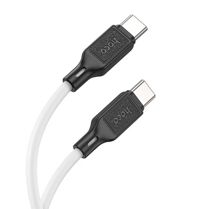USB-C Data- en Oplaadkabel - USB-C HOCO X90, 60W, 1m, Wit