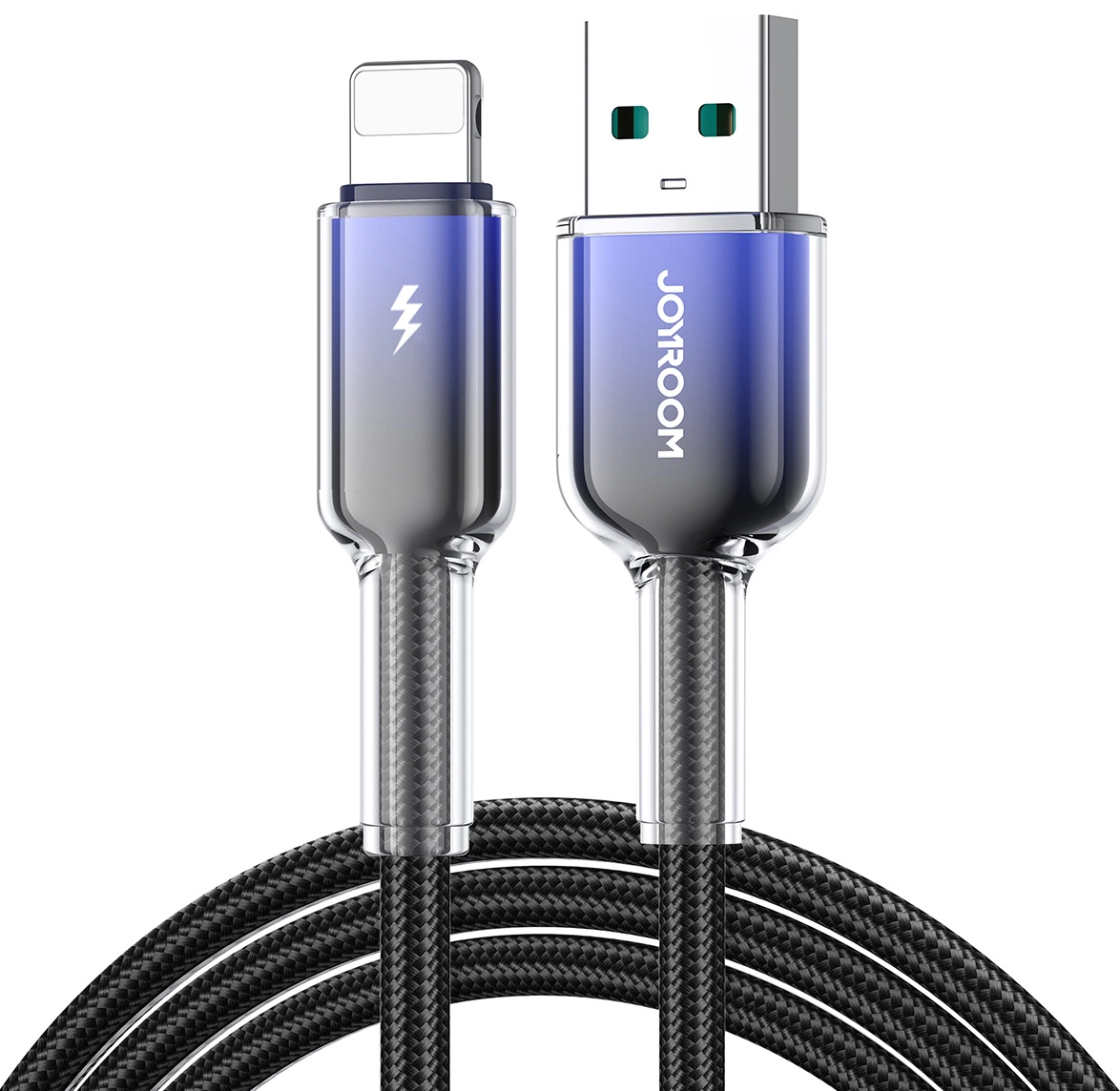Daten- und Ladekabel USB-A - Lightning Joyroom S-A42, 18W, 1,2m, Schwarz