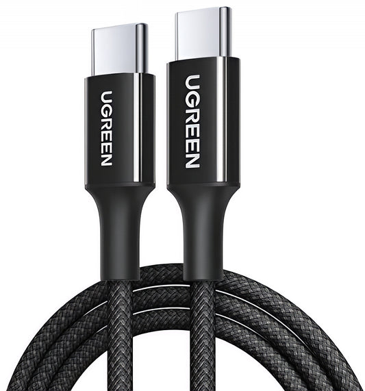 USB-C Data- en Oplaadkabel - USB-C UGREEN L502, 100W, 2m, Zwart