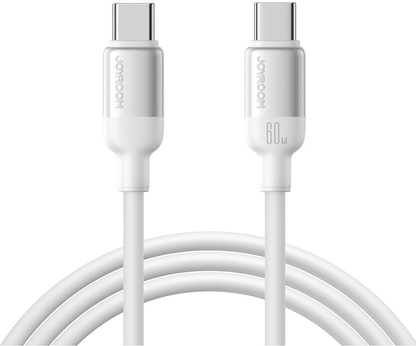 USB-C Data- en Oplaadkabel - USB-C Joyroom S-A62 Lively, 60W, 1,2m, Wit