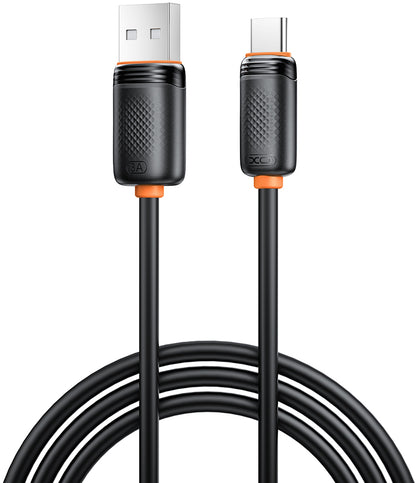 Daten- und Ladekabel USB-A - USB-C XO Design NB302, 18W, 1m, Schwarz