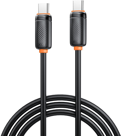 Câble de données et de charge USB-C - USB-C XO Design NB-Q302B, 60W, 1m, Noir