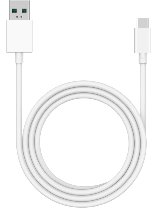 Daten- und Ladekabel USB-A - USB-C Oppo DL154, 1m, Weiß 611602000020